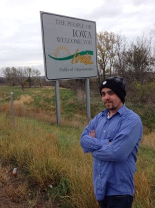 Skip in Iowa on the way from Omaha to Sioux Falls
