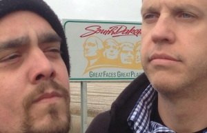 Skip and Doc in South Dakota - "Great Faces, Great Places"